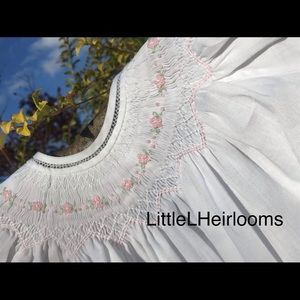 Dainty Feltman Brother’s Smocked Bishop Dress